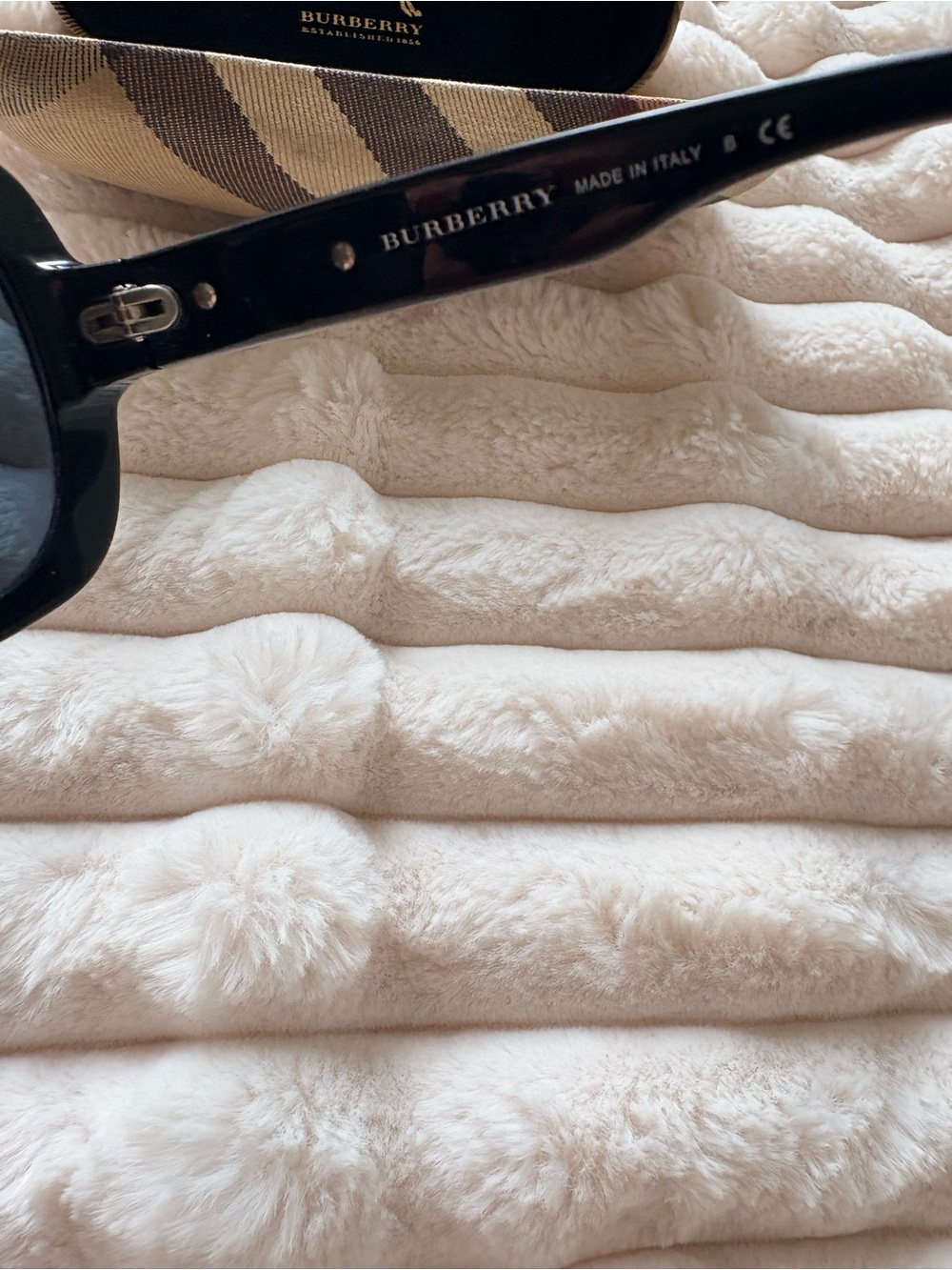Burberry Black Women's Oversized Square Sunglasses - Picture 4 of 4